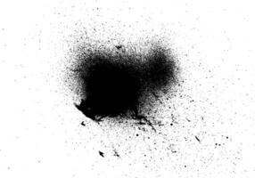 Abstract grunge texture of brush strokes and splashes of black paint or ink. Background with stains and blood dripping vector