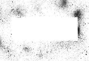 Old grunge square frame texture with rough black dust particle texture for design elemen vector