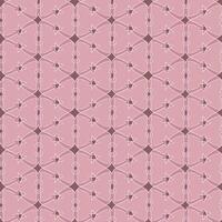 Seamless geometric pattern with anchors in pink tones vector