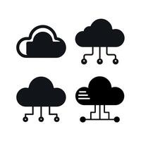 Cloud Computing Icons design vector