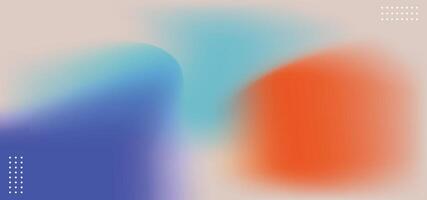 Abstract retro gradient background with grain texture. illustration vector