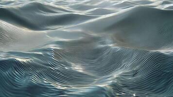 Ocean water reflects sunlight, creating stunning patterns and shimmering effects across the surface on a bright summer day video