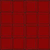 seamless pattern of doodle black square blocks vector