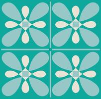 Seamless Vintage Moroccan Tiles perfect for use in textile, wallpaper, packaging, web background and branding projects vector