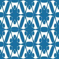Seamless Abstract Nautical Blue Shell Pattern perfect for use in textile, wallpaper, packaging, web background and branding projects vector