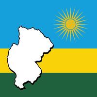 February 1 Rwanda heroes day illustration design or happy heroes day or Rwanda flag or map banner vector