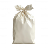 A sealed white bag, ideal for packaging and preserving food items efficiently. png