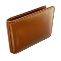 A sleek, stylish brown wallet designed for everyday use and convenience. png