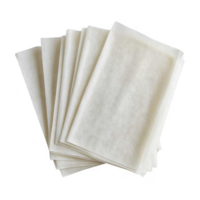 Transparent food wraps stacked neatly for culinary use in various cooking applications. png