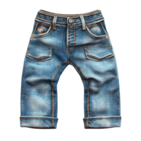 Stylish denim jeans with unique detailing for casual fashion enthusiasts. png