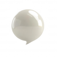 Glossy speech bubble design for various communication and messaging applications. png