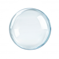 une clair, transparent savon bulle flottant contre une Facile Contexte. png