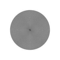 Illustration circle line strip sunburst with blank background vector