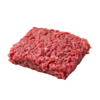Side view Ground beef, transparent background png