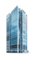 modern building isolate transparent background png
