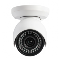 direct front view of security camera, transparent background png