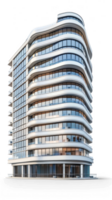 modern building isolate transparent background png