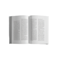 open book mockup on gray background png