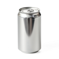soda can in aluminium isolate on transparent background png
