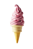 ice cream in a cone on a transparent background png