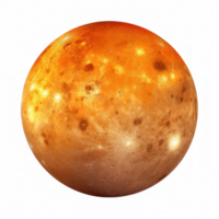 the planet venus, with a transparent background png