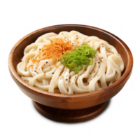 chinese noodles in a bowl on a transparent background png