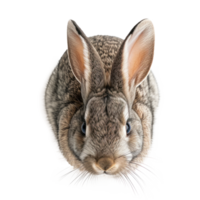 above perspective view of a Rabbit on a transparent background png