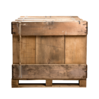 Unique view of a Crate on a transparent background png