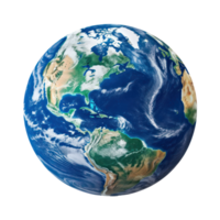 earth globe isolate on transparent background png