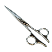 simple chrome scissors on a plain transparent background png