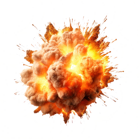 an explosion explosion on a transparent background png