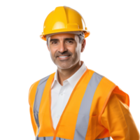 a imagem do uma construção trabalhador isolar em transparente fundo png