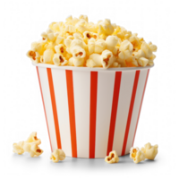a close up of popcorn bucket on a transparent background png