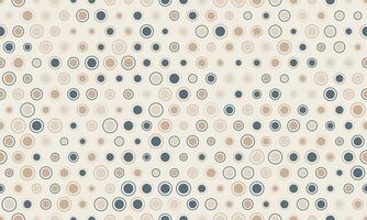 Seamless spotted pattern with abstract circles, perfect for textile prints, wallpaper, or creative geometric posters. Trendy polka dot design for modern backgrounds. vector