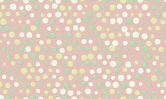 Polka dot with a repeating round spot pattern. Perfect for seamless textile prints, trendy wallpapers, and abstract geometric poster backgrounds. vector