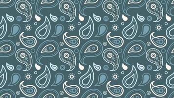 Paisley with awesome background. Orient image national paint. Textile symmetry in simplicity contrast. vector
