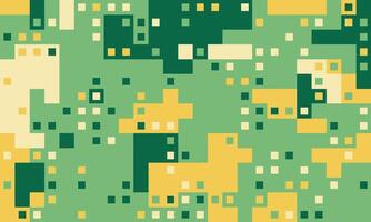 Composition space fun art deco. Pixelated set art cube. Contemporary textile grid cubic. vector