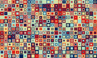 Abstract cube mosaic with structured colors and elegant simplicity. Ideal for textiles, creative prints, and decorative backgrounds. vector