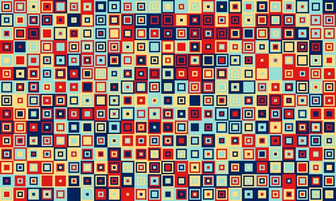Abstract cube mosaic with structured colors and elegant simplicity. Ideal for textiles, creative prints, and decorative backgrounds.