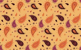 Material drawn at nature meadow. Curled clothing with damask image. Linen tradition on tranquility modern. vector