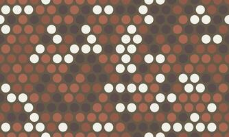 Round spotted pattern with geometric repetition. Ideal for fabric prints, poster backgrounds, and abstract wallpaper designs with trendy circles. vector