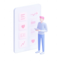 A modern digital interface with a user interacting with a sleek display. png