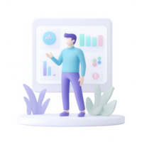 A professional presentation with a data-driven focus featuring graphs and charts. png