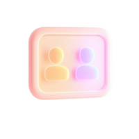 Colorful abstract representation of user profiles in a modern design. png