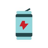 Energy Drink Can icon - flat vector