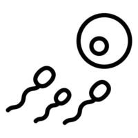 Conception Icon - outline vector