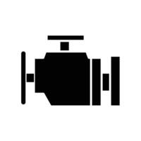 Engine Start Mechanism icon solid vector