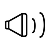 sound icon - Line vector