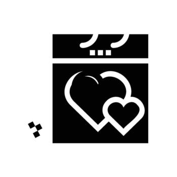 Wedding - Date Night icon solid vector