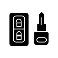 Remote Keyless Entry System icon solid vector